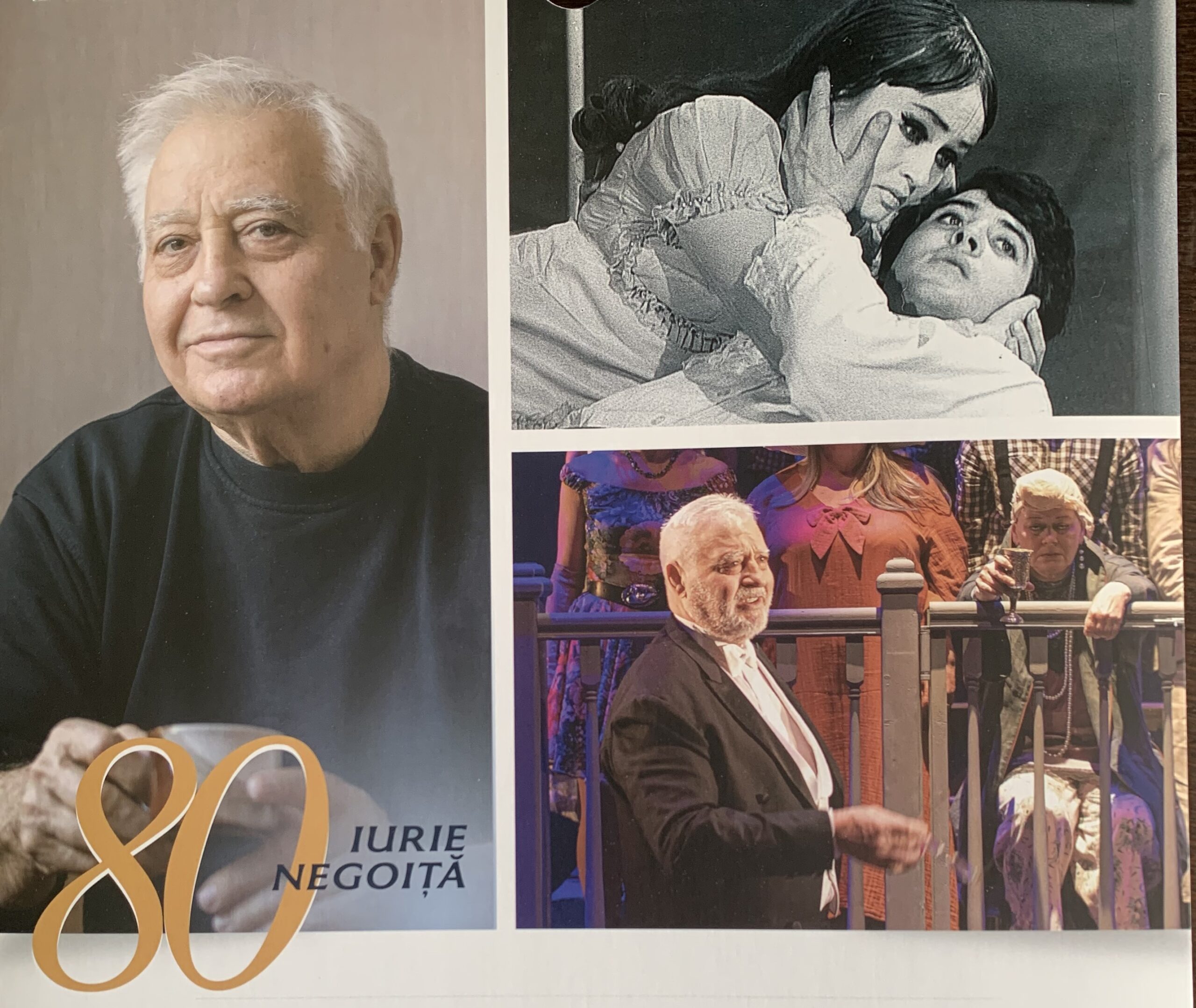 SPECTACOL ANIVERSAR: IURIE NEGOIȚĂ – 80 de ani, LECȚII DE TEATRU ȘI DE VIAȚĂ